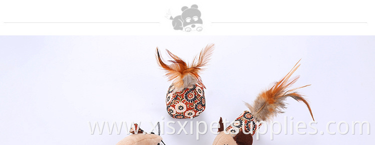 fish mouse ball feather cat toy catnip cat accessoires